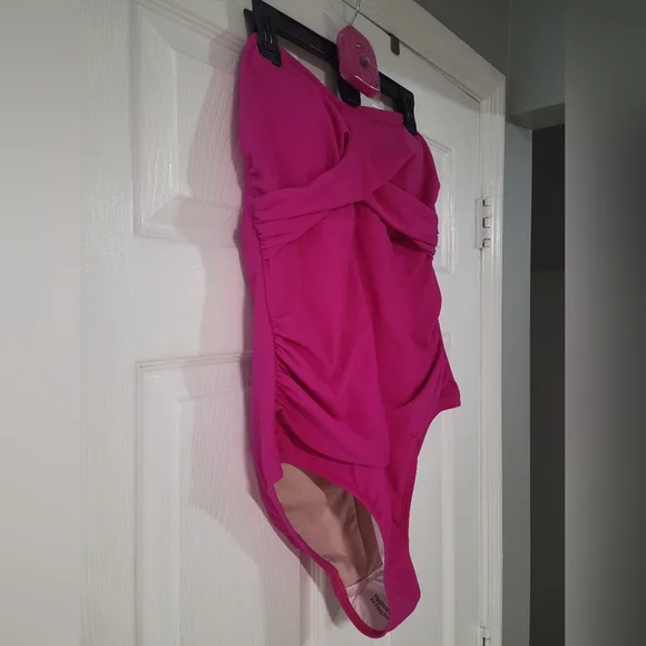 Kona Sol Pink One-Piece Swimsuit - Picture 2 of 7